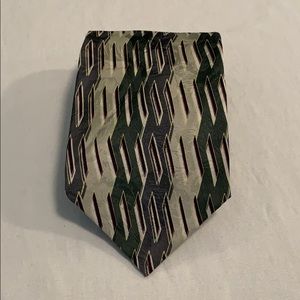 Mitchelli Patterned Silk Tie NWOT